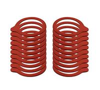 Weck Lot de 20 Anneaux de inmaak, Anneaux de mémo, Anneaux de 74 x 86 mm, Brillants Ronds de 80 mm