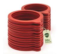 Weck Lot de 30 anneaux de conservation Ø 100 mm - Accessoires pour bocaux, bocaux et bocaux - Anneaux d'étanchéité pour une conservation sûre