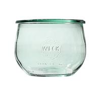 Weck Lot de 6 bocaux en verre tulipe de 580 ml pour conserves, jus de fruits, conservation hermétique des ingrédients secs