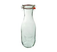 Weck Lot de 6 bouteilles de 1062 ml - Diamètre : 60 mm - Hauteur : 250 mm - Pour conserver des conserves, des jus, pour le stockage hermétique des ingrédients secs