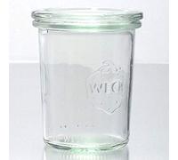 Weck RR60 Lot de 12 bocaux en verre avec 12 couvercles en verre 160 ml