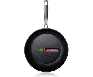 WECOOK! Ecochef Titane Poêle à Frire 28cm, Induction, Antiadhésive QUANTANIUM 5 Couches, Écologique sans PFOA, Aluminium Forgé, Épaisseur 4 mm, Vitrocéramique, Gaz, Lave-vaisselle, 10428