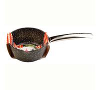 WECOOK! Granite Casserole à induction complète 20 cm, aluminium forgé, antiadhésif, manche en acier professionnel, convient à toutes les cuisines, vitrocéramique, gaz
