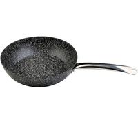 WECOOK! Granite Poêle Honda Aluminium Forgé 28cm, Induction Complète, Antiadhésif écologique Pierre sans PFOA, Poignée en acier professionnel, Convient à toutes les cuisines