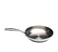 WECOOK! PRO Poêle Acier Inoxydable 18/10 Ø 20 cm - Compatible Induction - Base Triple Épaisseur - Manche Ergonomique Riveté - Four 200°C - Lave-vaisselle - Résistante