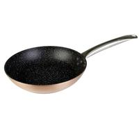 WECOOK! Professional Poêle à Frire 18cm, Induction, Pierre Antiadhésive sans PFOA, Aluminium Forgé, Épaisseur 2,8 mm, Copper, Poignée en Acier Inox., Vitrocéramique, Gaz, Four