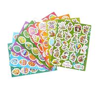 Wectirc Autocollant mural de Pâques | Étiquette de bouteille d'eau de Pâques, autocollants mignons de lapin de Pâques, autocollant de fenêtre de Pâques pour sacs, cartes, murs, portes, bouteilles