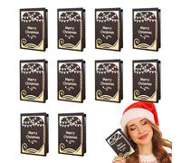 Wectirc Lot de 10 cartes de Noël avec enveloppes - Lot de 10 cartes de Noël pour vœux | Cartes de vacances assorties, cartes postales de vacances, cartes de joyeux Noël pour enfants, , amis