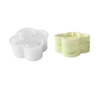 Wectirc Moules en résine époxy - Moule en résine, décorations artisanales, outils de moulage en silicone, moules pour boîte de rangement en résine, moule en forme de plante à quatre feuilles