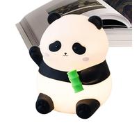 Wectirc Panda Lampe LED en silicone | Lumière tactile LED à intensité variable, contrôle tactile, lampe de chevet rechargeable par USB pour enfants, filles, garçons