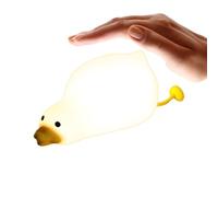 Wectirc Veilleuse canard en silicone, veilleuse en silicone, intensité variable, rechargeable, arrêt automatique, 3 modes d'éclairage pour la maison, l'allaitement, le sommeil, la chambre à coucher