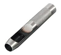 Weddecor Perforateur creux de découpe pour le travail du cuir, du caoutchouc, du tissu synthétique, de la tôle fine, des joints, outil ultra résistant, en acier massif et métal, Acier, 19 mm