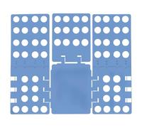 WedDecor Planche à Plier les T-shirts Bleue | Organisateur Plieur de Vêtements Chemises à Vitesse Rapide Planche Pliante en Plastique Premium | Planche Pliante pour Lessive | Organisateur de T-shirts