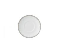 Wedgwood Soucoupe pour tasse à espresso Vera Wang Grosgrain blanc