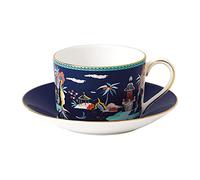 Wedgwood Tasse Wonderlust avec soucoupe blue pagoda