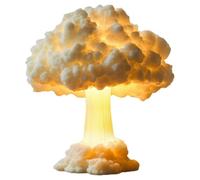 Wedhapy Lampe Champignon Atomique 4, 7 Pouces Simulation de détails Lampe Explosion en Plastique décoration créative Rechargeable pour Chambre Salon Bureau école