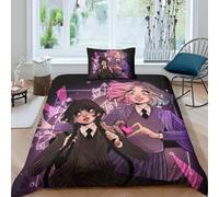 Wednesday Addams Housse De Couette Parure De Lit Microfibre Motif D Housse De Couettes Avec Fermeture ¿¿Clair Taies D'oreiller Single£¿Xcm£©