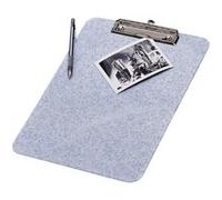 Porte-bloc, A4, en plastique ABS, granite