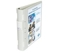 Wedo 05818000 Classeur A4 Ergogrip 4 anneaux en plastique 55 mm (Blanc) (Import Allemagne)