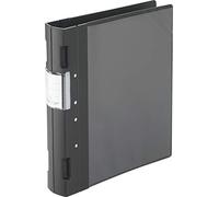 Wedo 05818001 Classeur A4 Ergogrip en plastique avec système 4 anneaux 55 mm (Noir) (Import Allemagne)
