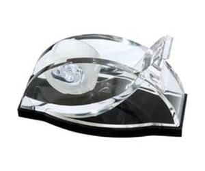 Wedo 0609001 acryl exklusiv dévidoir de ruban adhésif transparent noir Transparent G