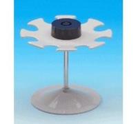 Wedo 064837 porte-tampons à 8 compartiments rond gris lumière G