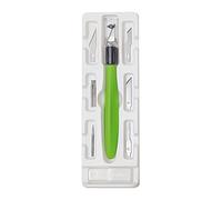 Cutter de bricolage/scalpel Comfortline, vert