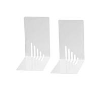 Wedo 1021000 Lot De 2 Serre-Livres Blanc