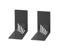 Wedo 1021001 Lot de 2 Serre-livres Noir