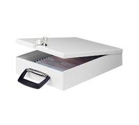 WEDO Dokumenten-Kassette A4, 35,5 x 26 x 6,7 cm lichtgrau