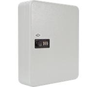 Wedo 10243637 Armoire à clés avec serrure à combinaison 3 chiffres pour 36 clés Gris lumière