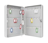 Armoire à clés pour 110 clés, gris clair