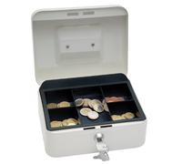 Wedo 145200X Caissette à monnaie à 5 compartiments 20 x16 x 9 cm Blanc