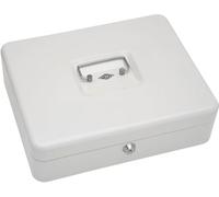 Wedo 145400X Caissette à monnaie à 5 compartiments 30 x 24 x 9 cm Blanc