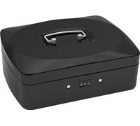 WEDO 146 421Z Caissette à monnaie WEDO avec serrure à combinaison, 9 compartiments, noire