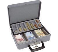 WEDO® 149 658012 Caissette à monnaie standard - 355 x 275 x 100 mm, gris clair/noir