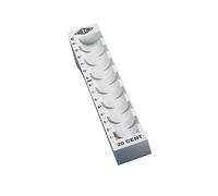 Wedo 160702037 Colonne à pièces pour 70 pièces Gris lumière