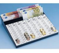 Wedo 160790037 Monnayeur avec colonnes amovibles 27,8x27,0x6,0cm Noir/gris lumière