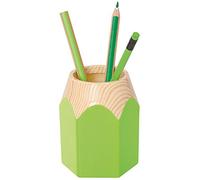Wedo Pot À Crayons "Pencil", En Plastique, Vert Pomme