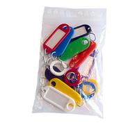 Wedo 26210 - Set porte-clés étiquette et nneau d'identité, coloris assortis, Moderne