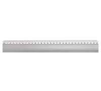 Wedo Regle, 300 Mm, En Aluminium, Revetement En Caoutchouc