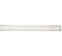 Wedo 525130 Règle en Acier avec Dos en Liège Argenté 30 Cm