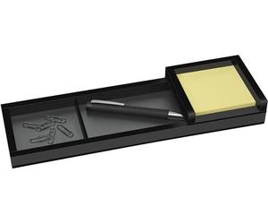 WEDO 63 1601 Pot à crayons WEDO "black office", 2 compartiments, noir