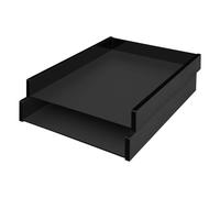 WEDO 63 8001 Corbeille à courrier WEDO "black office", DIN A4, noir