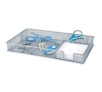 Plumier Office, en fil métallique, argent