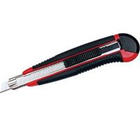 Cutter pro Auto-Load, lame: 9 mm, noir/rouge