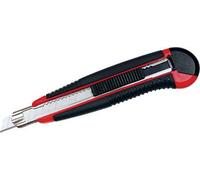 WEDO 78409 Cutter professionnel WEDO, AUTO-LOAD , 9 mm - n° 78409 noir/rouge