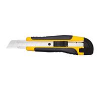 Wedo 78618 tous les Guide lame de cutter rond, en métal noir/jaune 18 mm
