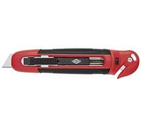 Wedo Cutter de sécurité 78805 – coupe-film, lame trapèze – rouge