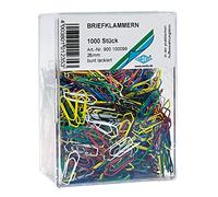 Wedo 900100099 Trombones 26 mm Assorties en métal laqué Lot de 1000